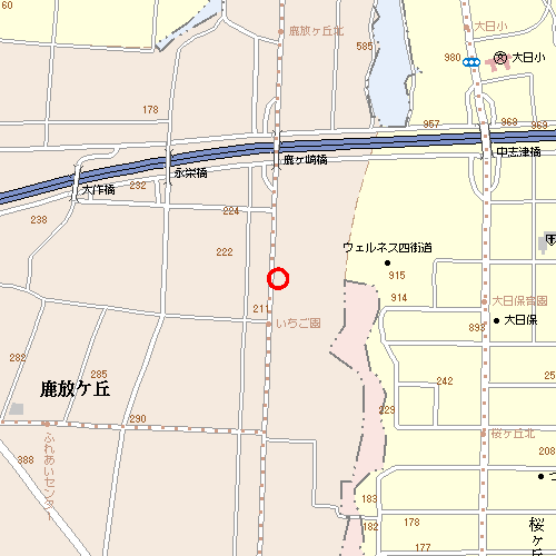 四街道支店までの地図